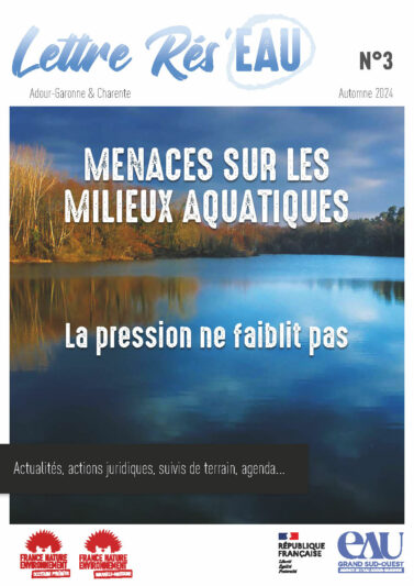 La Lettre Eau du bassin Adour-Garonne & Charente – été 2025